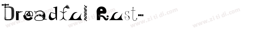 Dreadful Rust字体转换